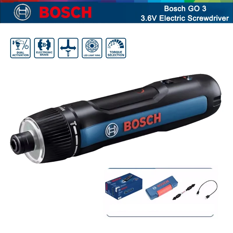 Power Tools Professional - مفك براغي كهربائي BOSCH Go 3،