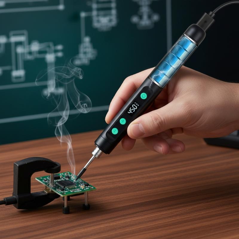 طقم كاوية لحام كهربائية رقمية  - مراجعة Power Tools Technician وسعره