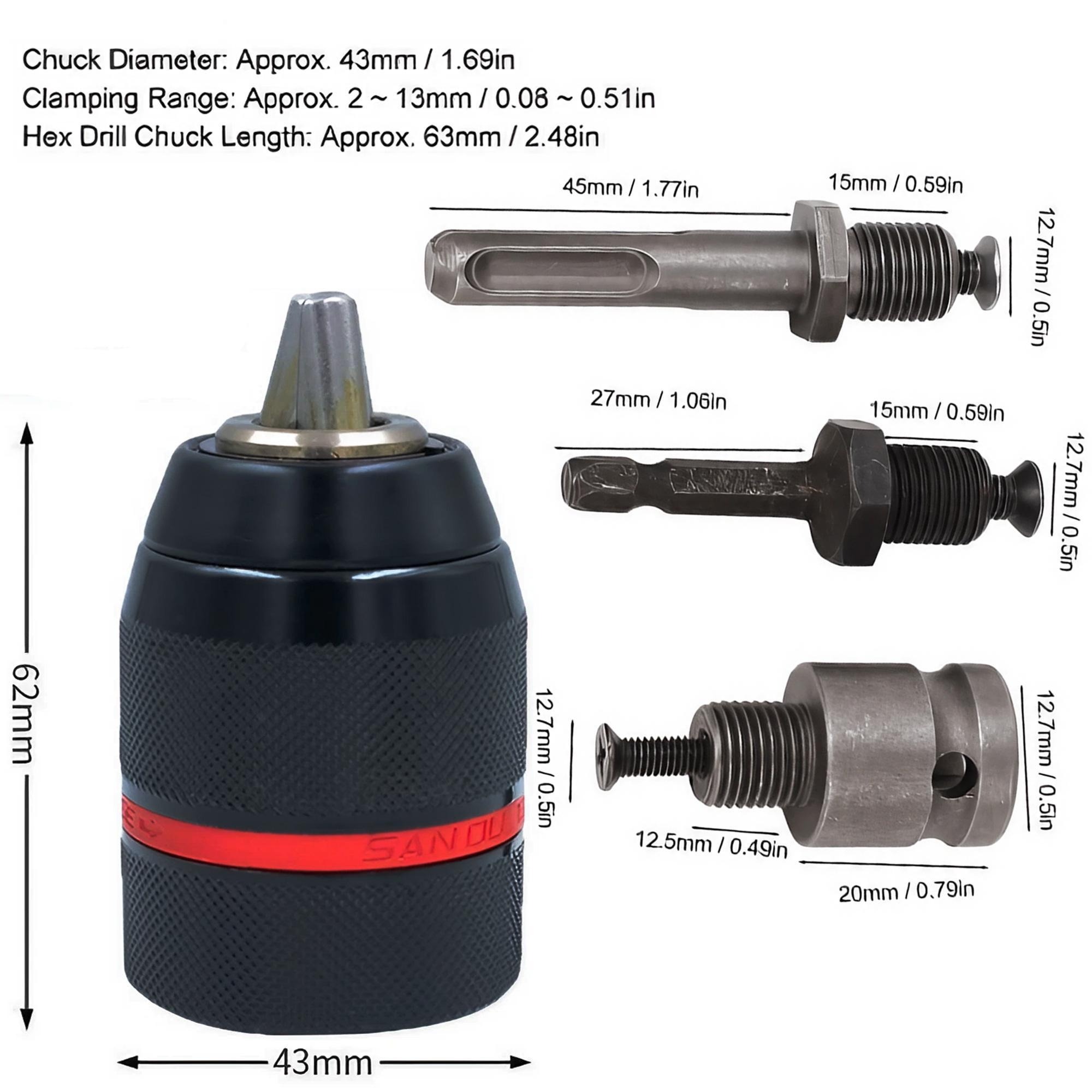 طقم أدوات 4 قطع: مقبض مثقاب مع - مراجعة Power Tools Hardware وسعره
