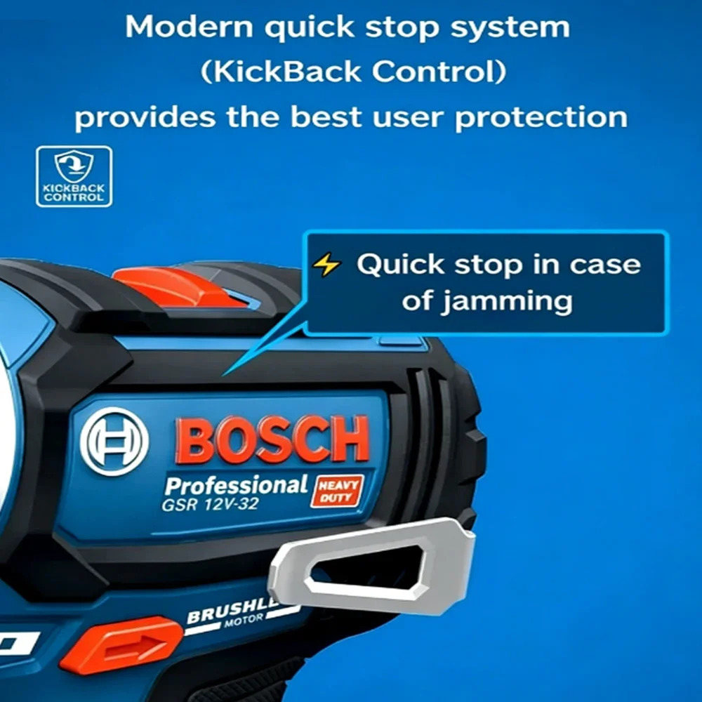 بوش بروفيشنال GSR 12V-32 مثقاب - مراجعة Power Tools Professional وسعره