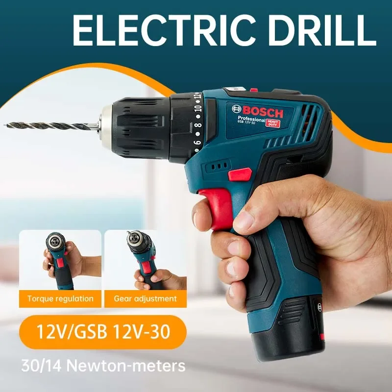 مثقاب كهربائي بوش GSB 12V-30 ا - مراجعة Power Tools Hardware وسعره
