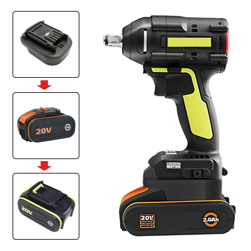 مهايئ بطارية محول ل Worx 4Pin  - مراجعة Power Tools That Are Green وسعره
