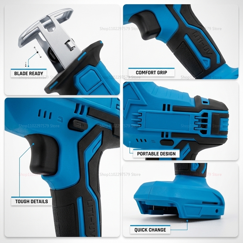منشار كهربائي لاسلكي محمول لقط - مراجعة Power Tools For Construction Work وسعره
