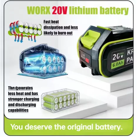 شاحن بطارية WORX أخضر بخمسة مس - مراجعة Power Tools That Are Green وسعره