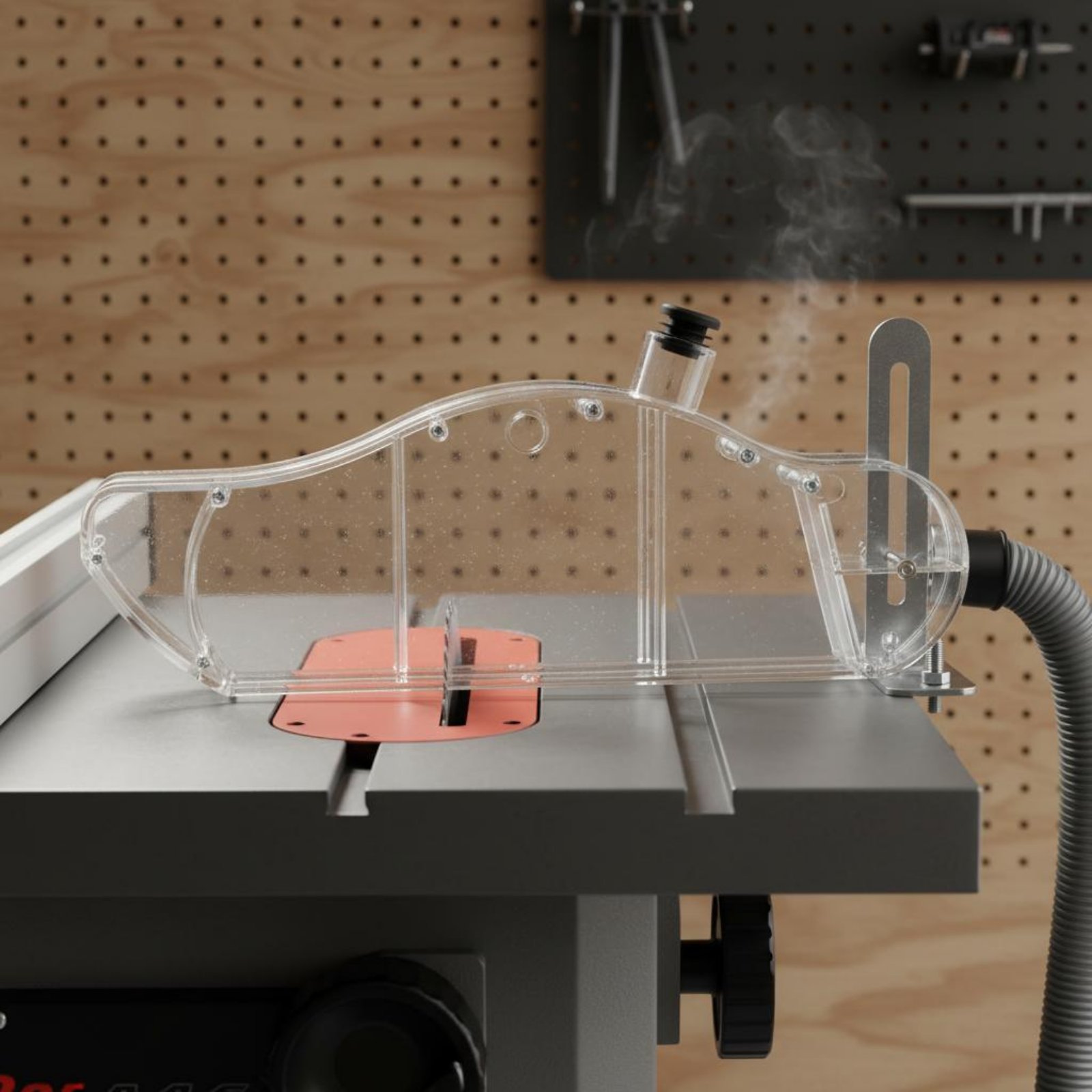 واقي غبار شفاف لمنشار الطاولة، - مراجعة Power Tools Safety وسعره