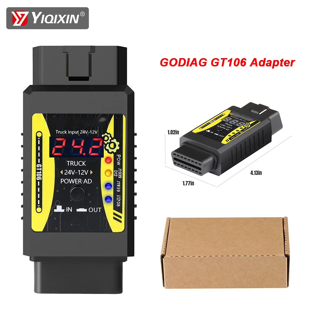 Godiag GT106 Plus محول شاحنة ش - مراجعة Power Tools Technician وسعره