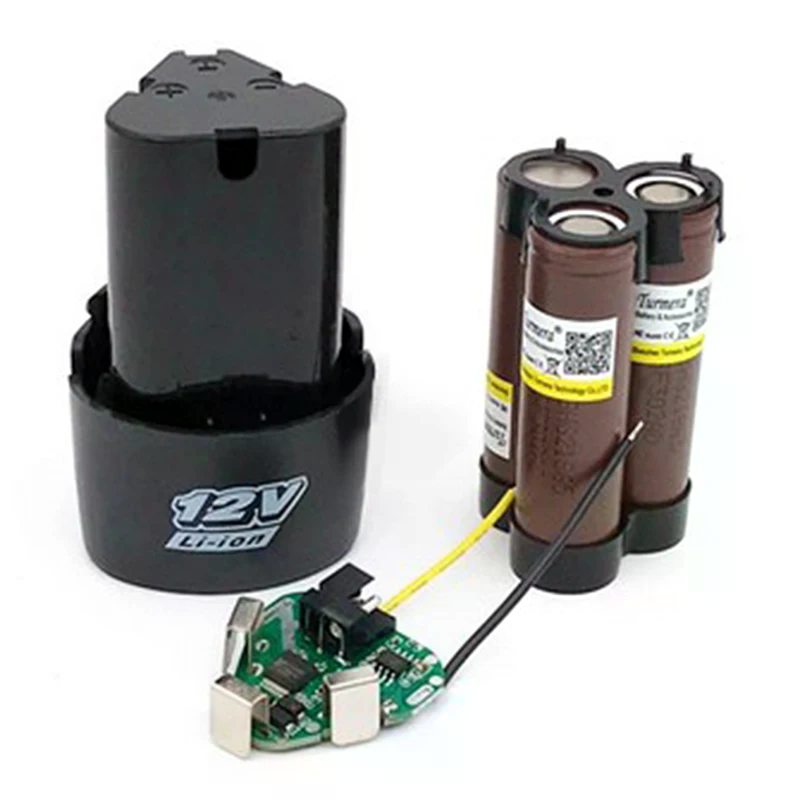 1 قطعة 12 فولت 18650 علبة بطار - مراجعة Power Tools Hardware وسعره
